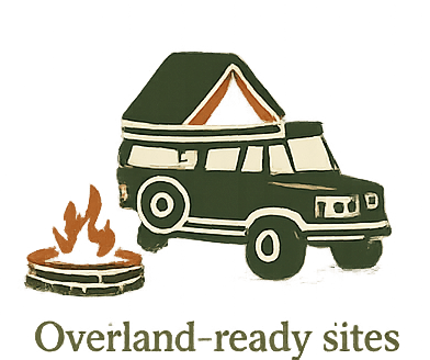 Overland campsites